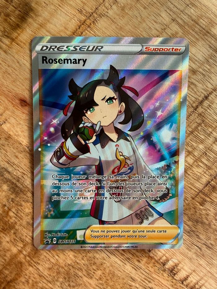 Carte Pokémon Rosemary promo swsh121 mint - photo numéro 1