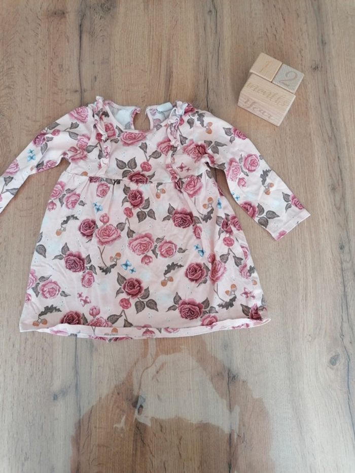 Robe manches longues 12 mois
