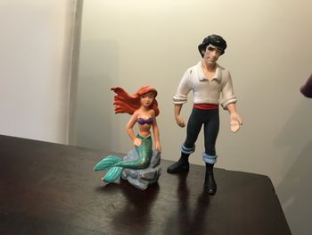Figurine prince Éric et ariel la petite sirène disney