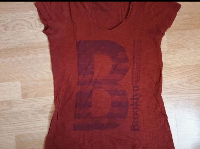 Haut marron rouille " Bizzbee  " en T.S(36) - photo numéro 3