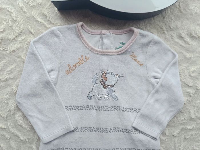Pyjama grenouillère velours Fille 18 mois Marie Aristochats Disney Baby Orchestra - photo numéro 3