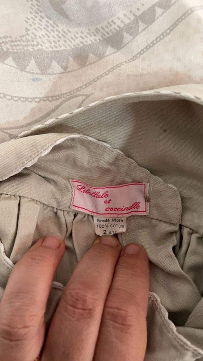 Très jolie robe évasée « thym, romarin, aneth » en taille 2 ans - photo numéro 8