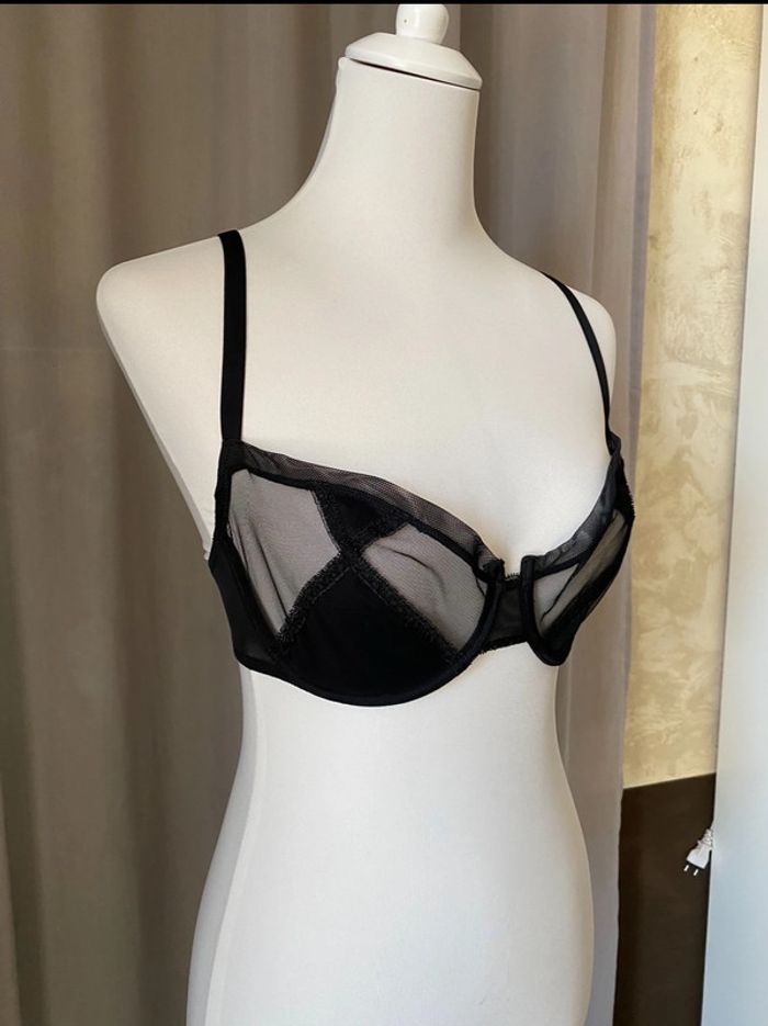 Soutien gorge noir Chantal Thomass 95D Popadelica