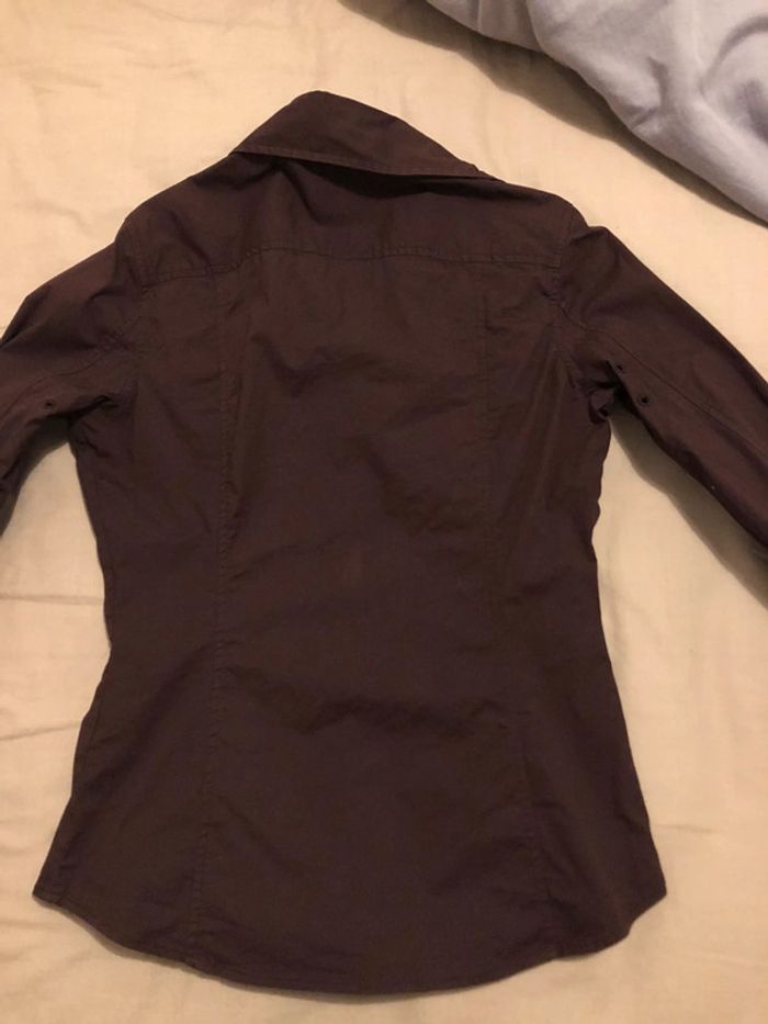 Chemise marron c Klein - photo numéro 4