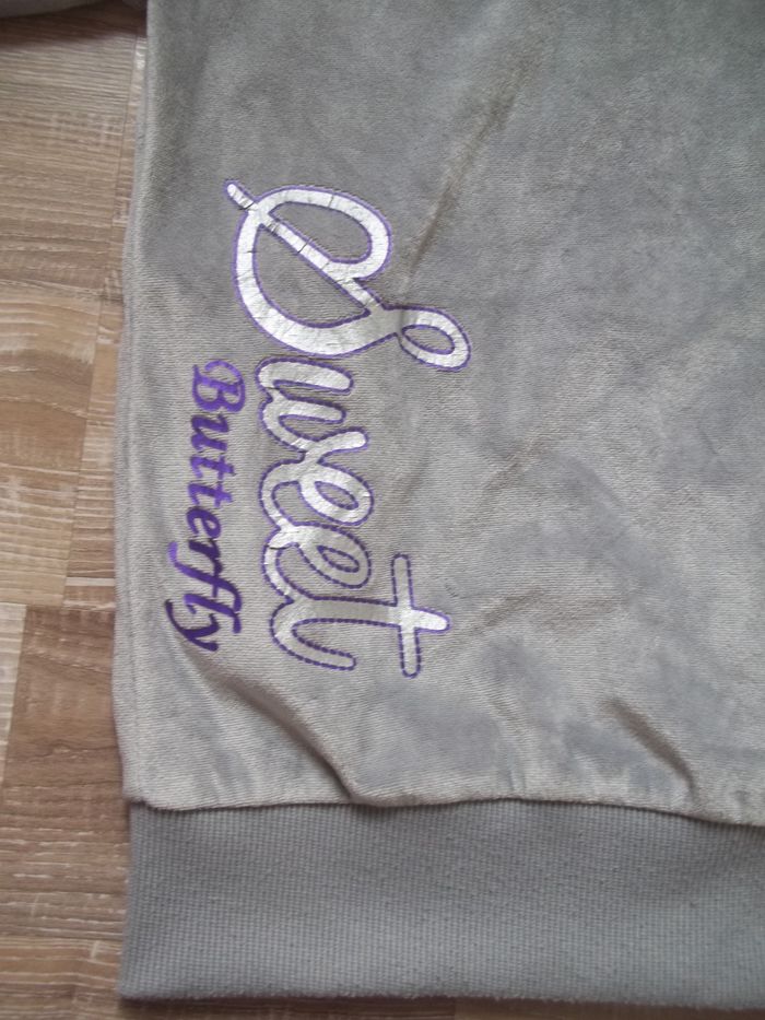 Gilet-sweat velours gris Shun Fa 12 - photo numéro 6