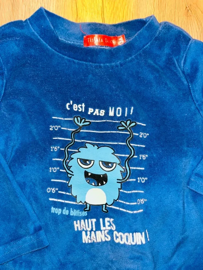 Ensemble pyjama 2 pièces 36 mois - photo numéro 2