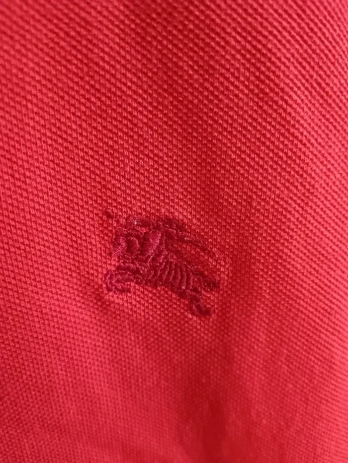 Polo Burberry Taille L orange - photo numéro 8