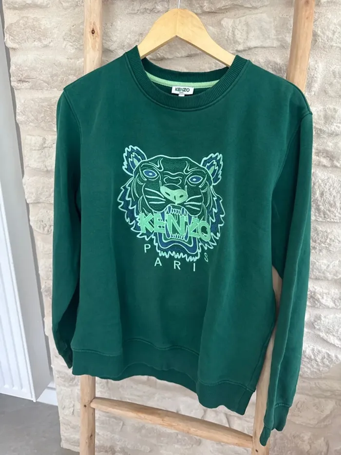 Pull vert Kenzo Taille L - 35 € - photo numéro 3
