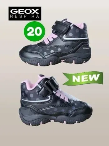 Chaussures montantes Geox, pointure 20, neuves