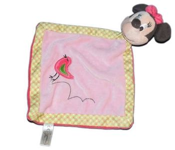 Doudou plat MINNIE oiseau Disney Nicotoy 587/3336