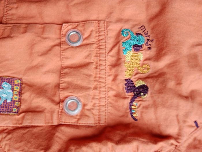 Imperméable orange 6 mois - photo numéro 2