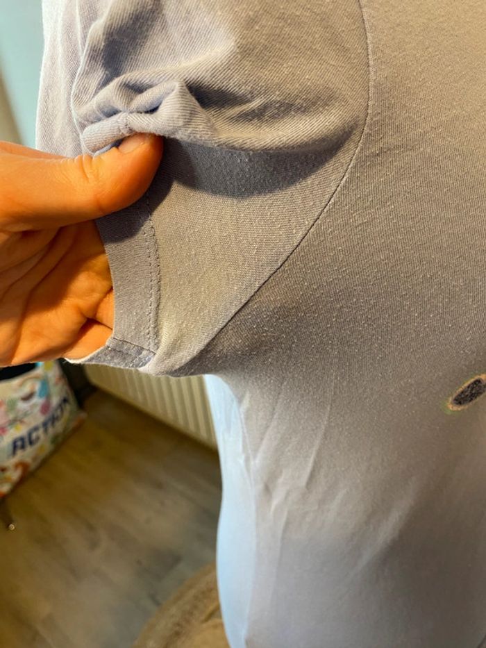T-shirt bleu Namasté Bizzbee taille S - 36 - photo numéro 7