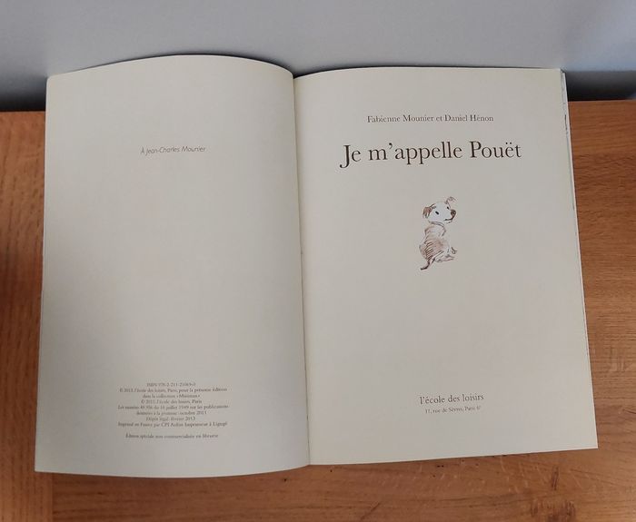 Je m'appelle Pouët - l'école des loisirs - photo numéro 2