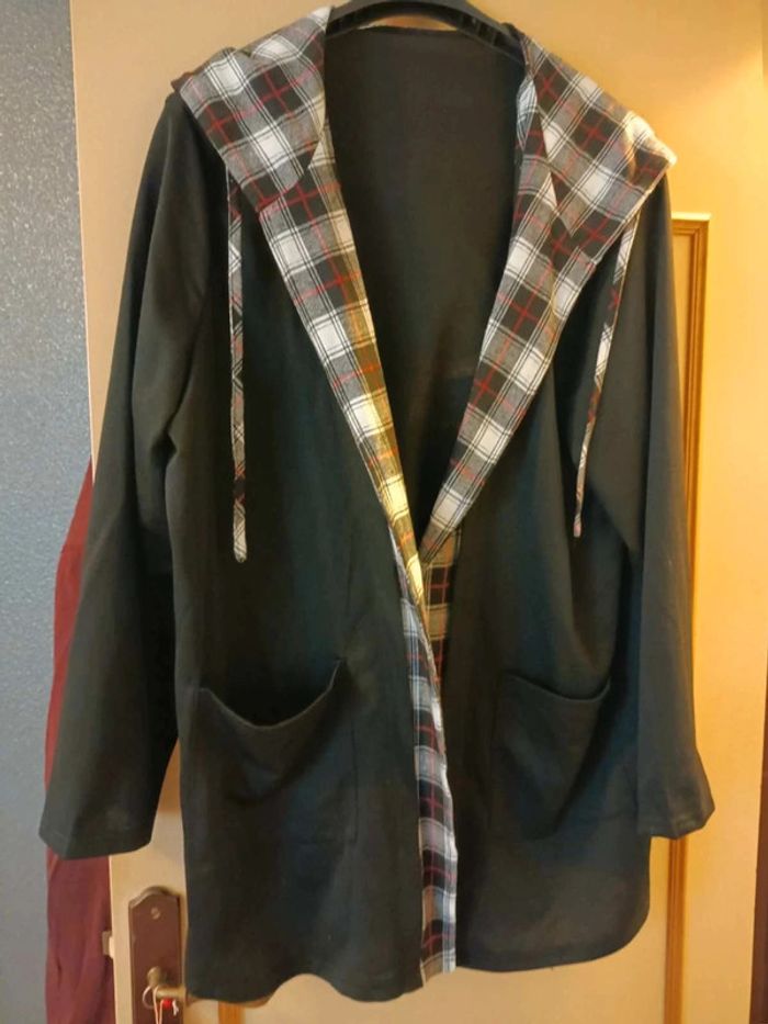 Sur chemise veste à capuche shein 2xl curve neuf
