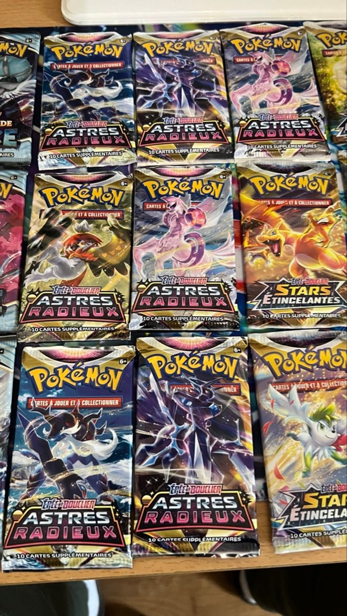 Lot de booster Pokémon ouvert série Épée et bouclier - photo numéro 5