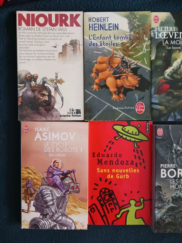 Classiques SF/fantasy/horreur 2 - asimov mendoza loevenbruck bordage wul heinlein