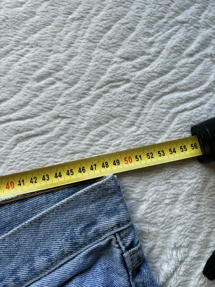 Jean Levi’s 505 Straight Fit droit Homme unisexe bleu clair taille haute 2000s Rare US W38 L32 XL48 - photo numéro 19