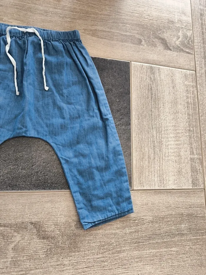 Pantalon léger coupe sarouel garçon 12 mois Cyrillus - photo numéro 4