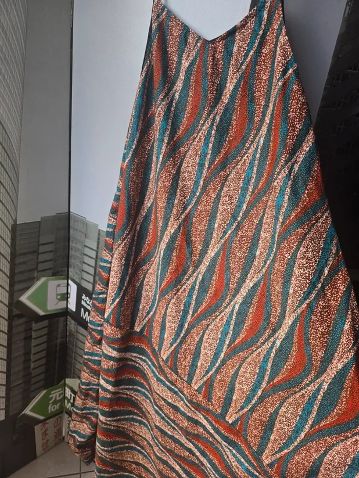 Robe en wax à fines bretelles – élégante de M à XL - photo numéro 6