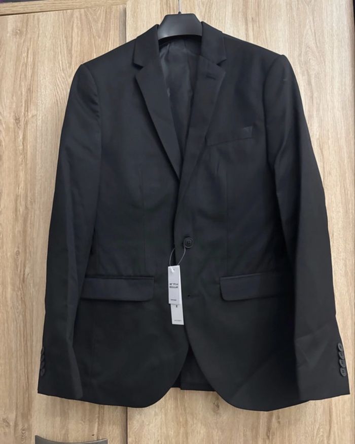 Topman Skinny Veste Noire Taille 38 regular – Neuve avec Emballage - photo numéro 4