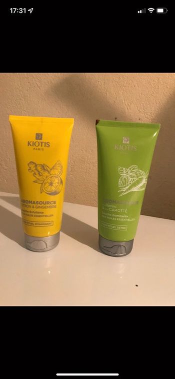 Douche exfoliante et relaxante