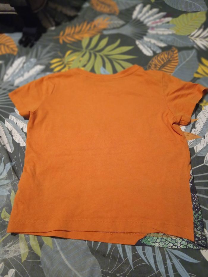 T-shirt garçon 104 - Crocodile orange C&A - photo numéro 3