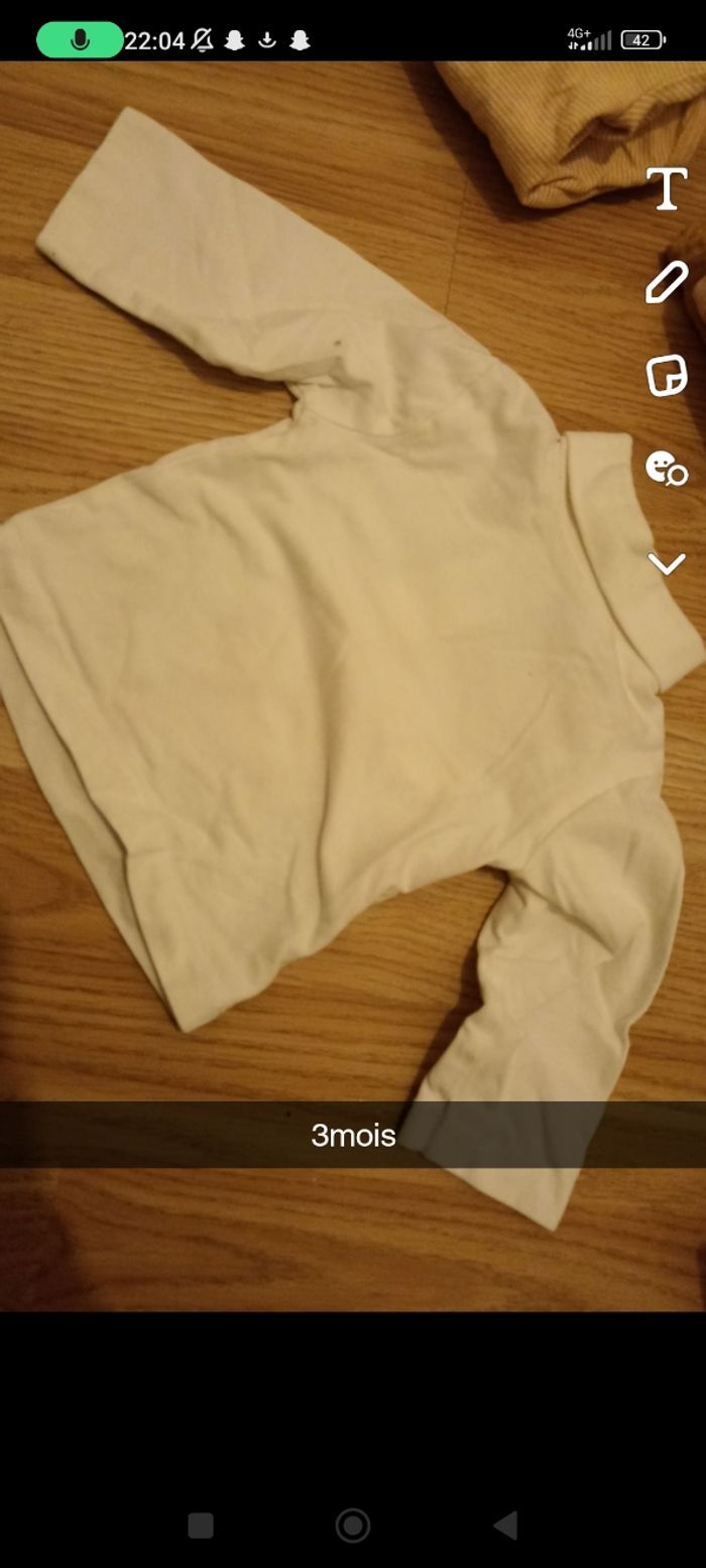 Vêtement fille 0-1-3mois - photo numéro 2