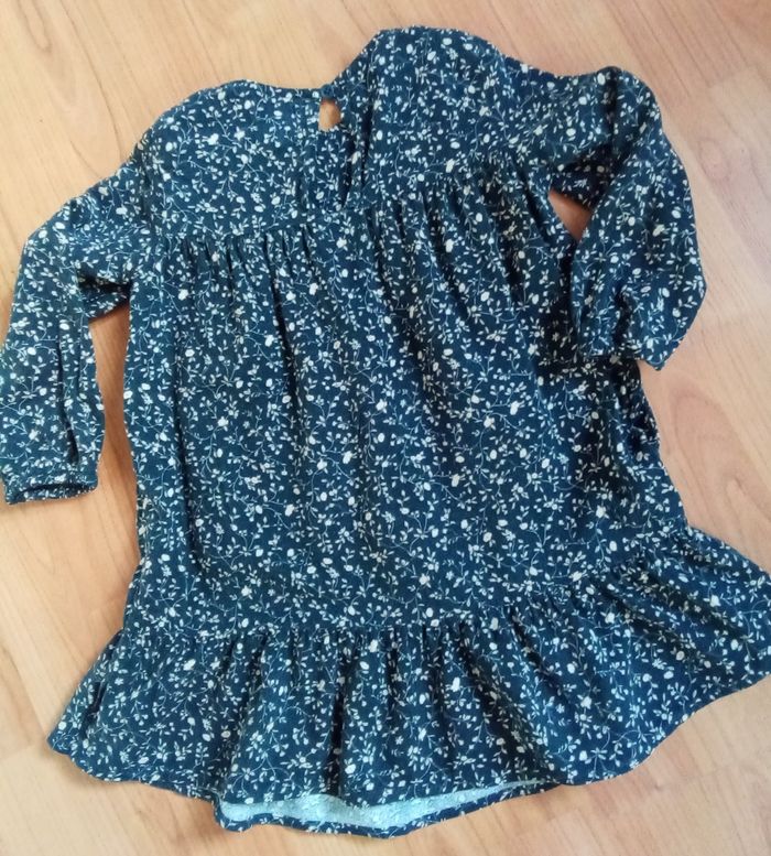 Jolie robe tons bleus Vertbaudet taille 3 ans - photo numéro 8