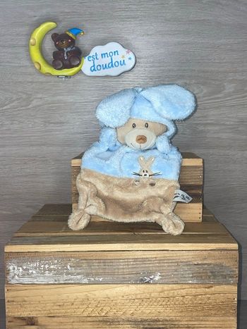 GDB26 doudou ours 🐻 lapin grain de blé