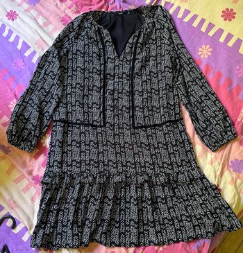 Robe noire et blanche Kiabi 42