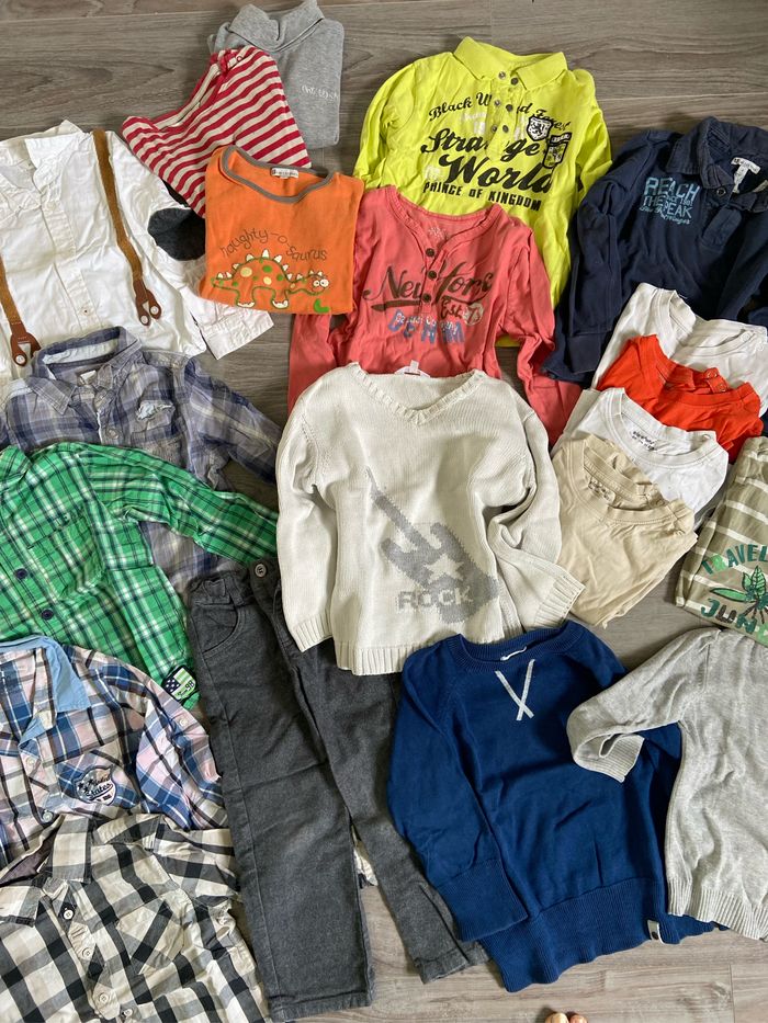 Lot de vêtements garçon 4 ans automne hiver - photo numéro 3