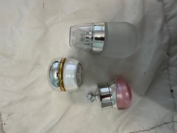 Lot de contenants cosmétiques vides décoratif