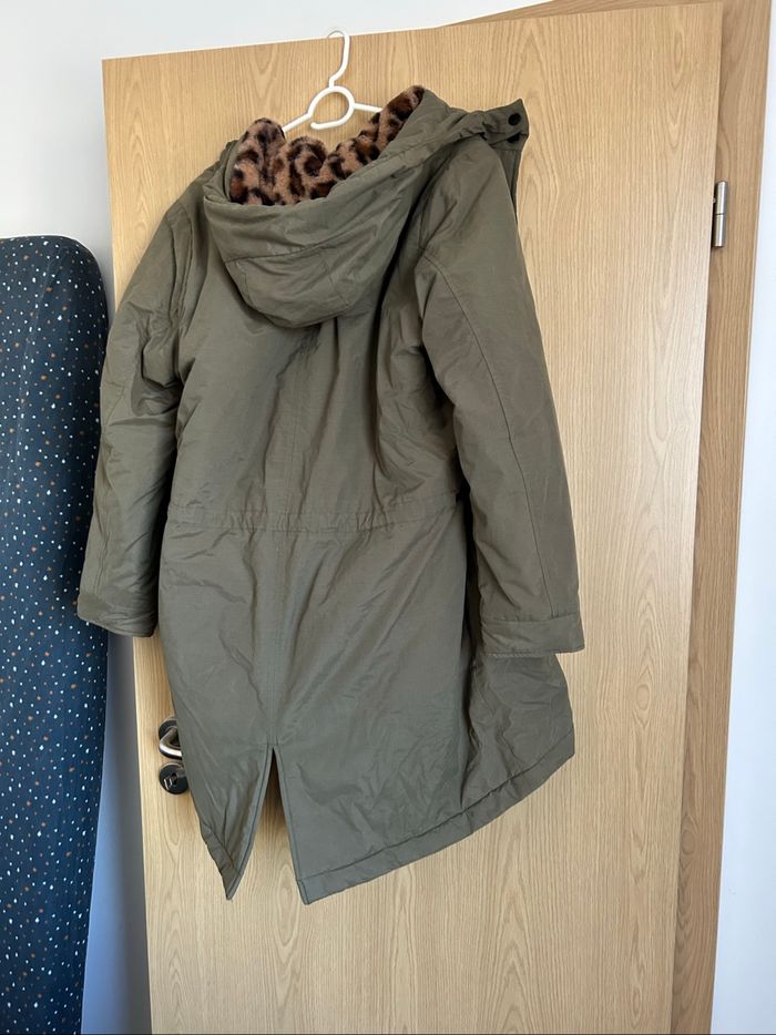 Veste hiver kaki léopard XXL - photo numéro 5
