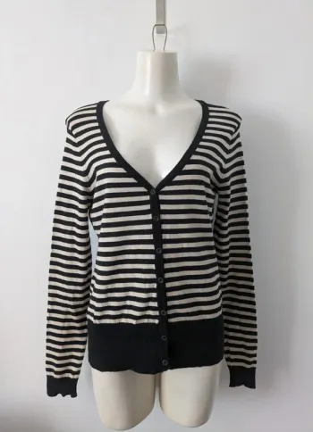 Gillet à rayures - H&M - taille L