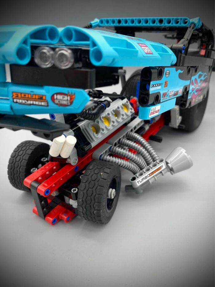 LEGO Technic 42050 - Le Véhicule Drasgter - Complet avec Notice et Moteur - photo numéro 8
