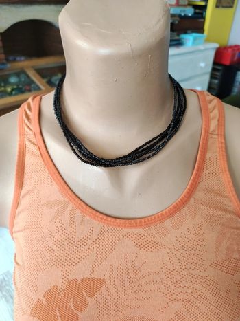 Collier 5 rangs perle de rocaille