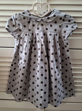 Robe d'été retro à pois - Bout'chou - 3 ans