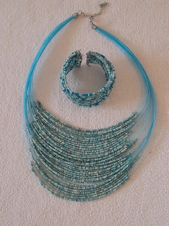 Collier + bracelet