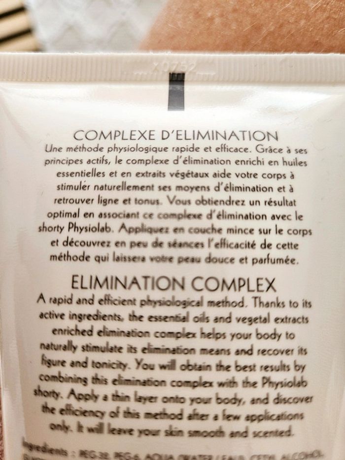 crème élimination Physiolab - photo numéro 2