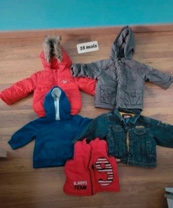 Lot vêtements garçon – Taille 18 mois – Manteaux & vestes