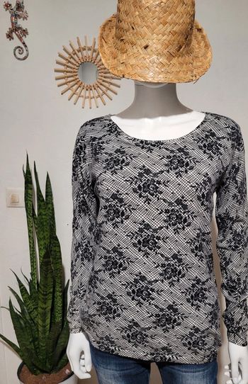 Pull effet dentelles
