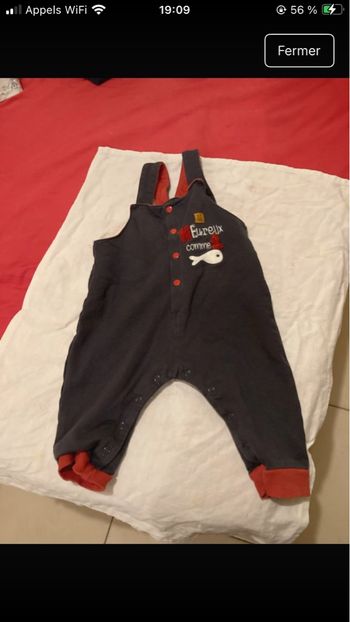 Salopette Sucre d’Orge taille 3 mois