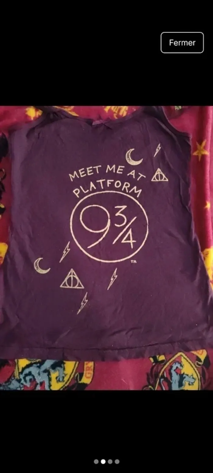 Débardeur Harry Potter taille M - photo numéro 2