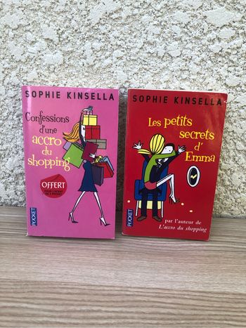 Lot de 2 romans de Sophie Kinsella