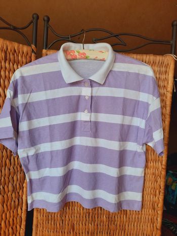 Polo court Lefties rayé S