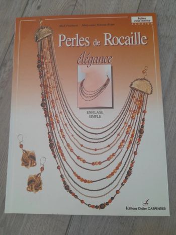 Livre perles de rocaille élégance