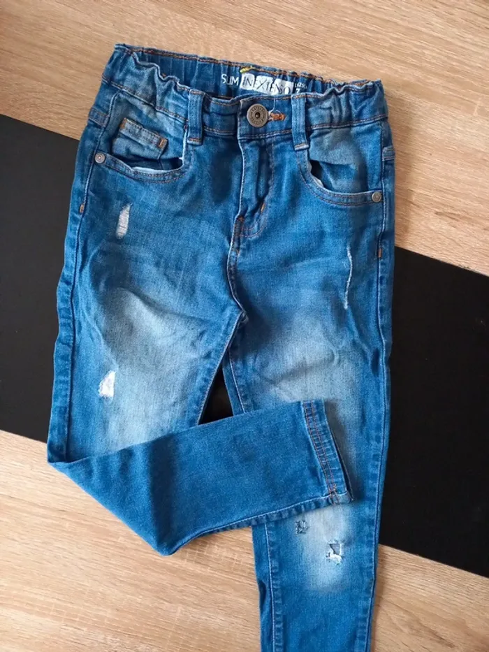 Jeans fille 7 ans - photo numéro 2