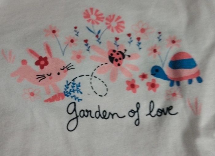 Ensemble bébé 3 mois – haut "Garden of love" + legging fleuri - photo numéro 4