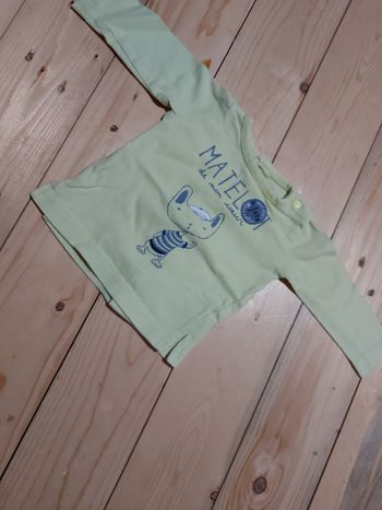 Tee shirt manche longue 1 mois