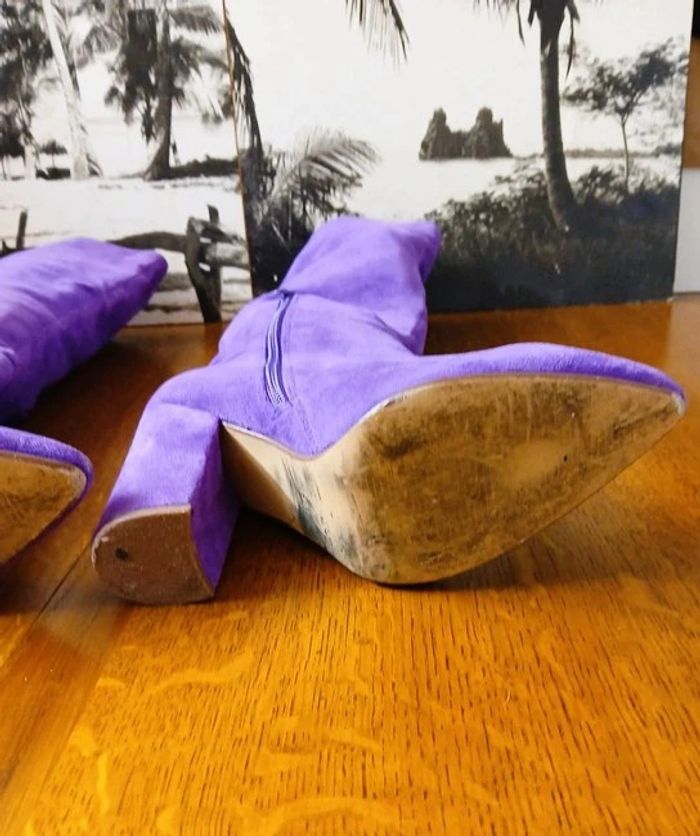 💜 Bottes violettes Ciaodea – Pointure 38 – Très bon état - photo numéro 7